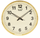 Ajanta Abstract Metal Quartz Wall Clock Gold